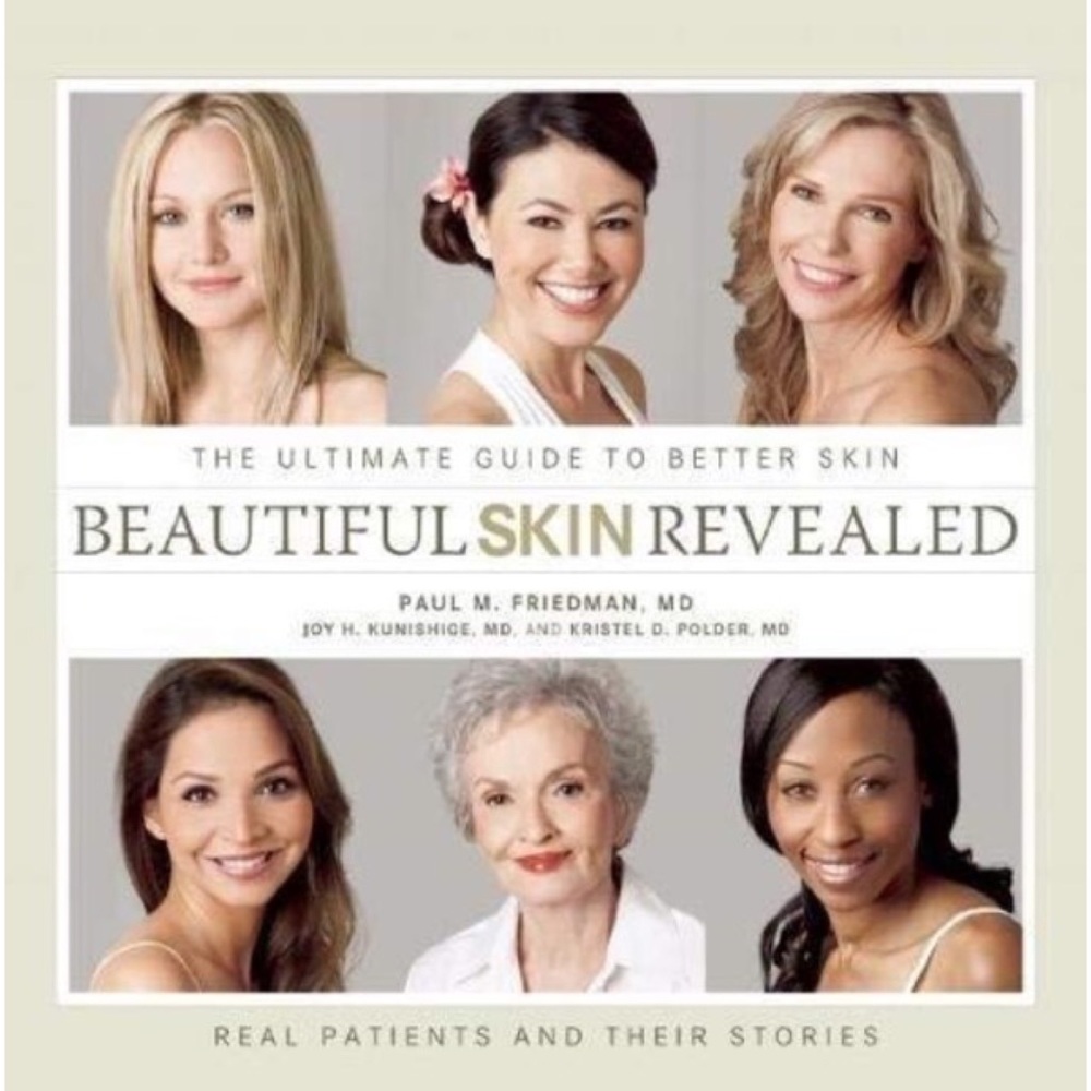 Beautiful Skin Revealed Hardcover Skincare & Dermatology Book with Dust Jacket